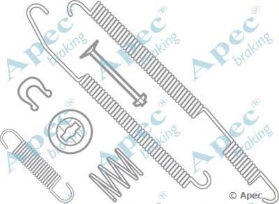 APEC BRAKING kit799 -  Комплектующие, тормозная колодка